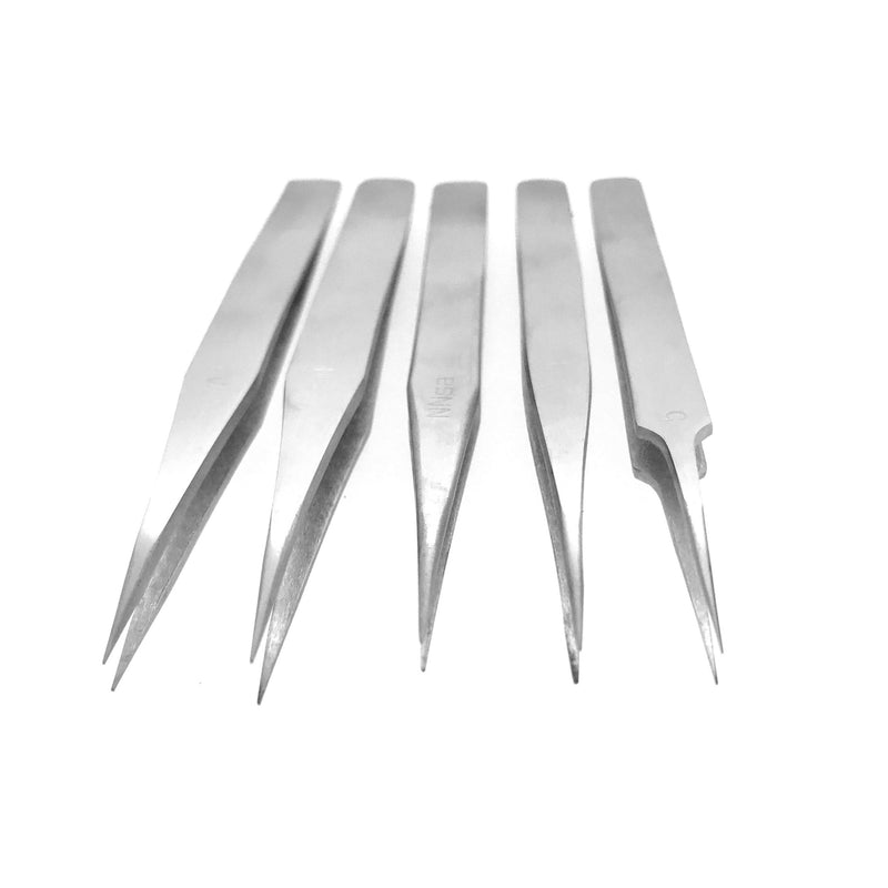 Durable Precision Tweezers Set for Various Crafting Applications