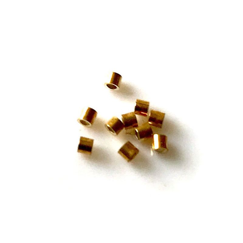 1.1mm x 1mm x 0.8mm crimp tubes for jewelry-making