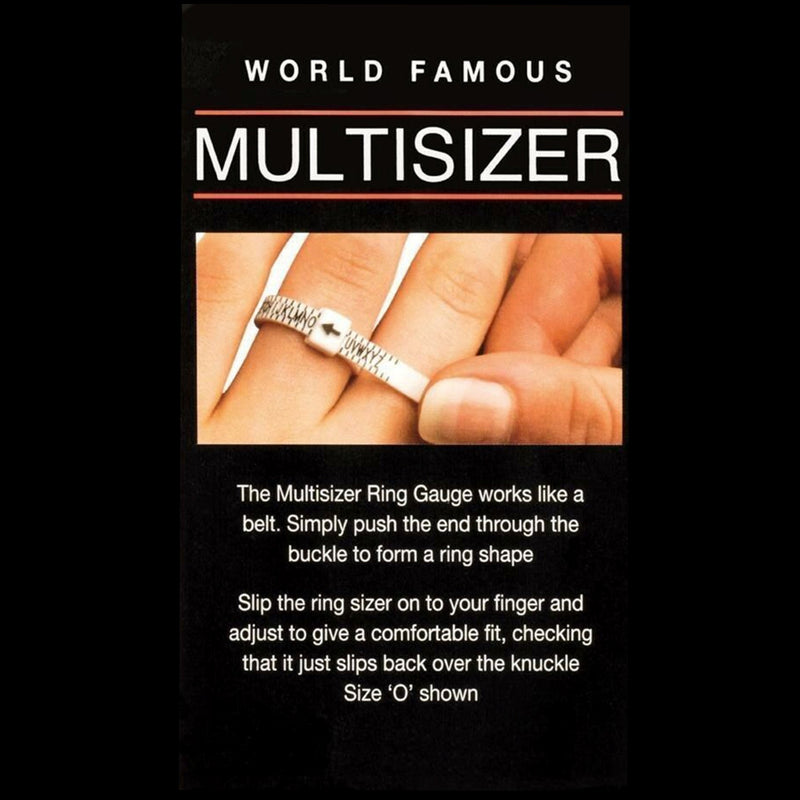 Multisizer UK Ring Sizing Gauge for Accurate Measurements
