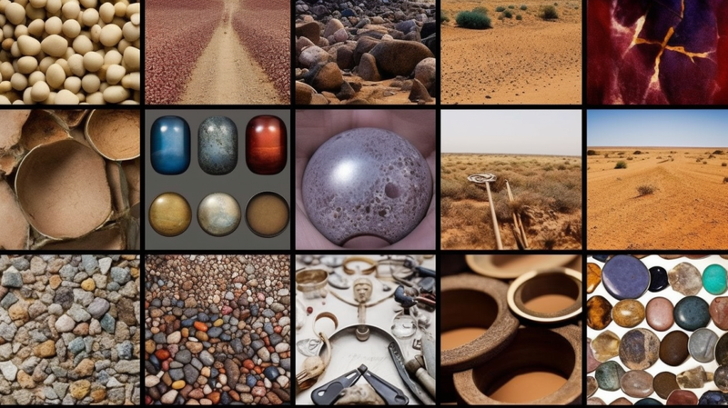 collage image that showcases the different fields where gemmology is applied