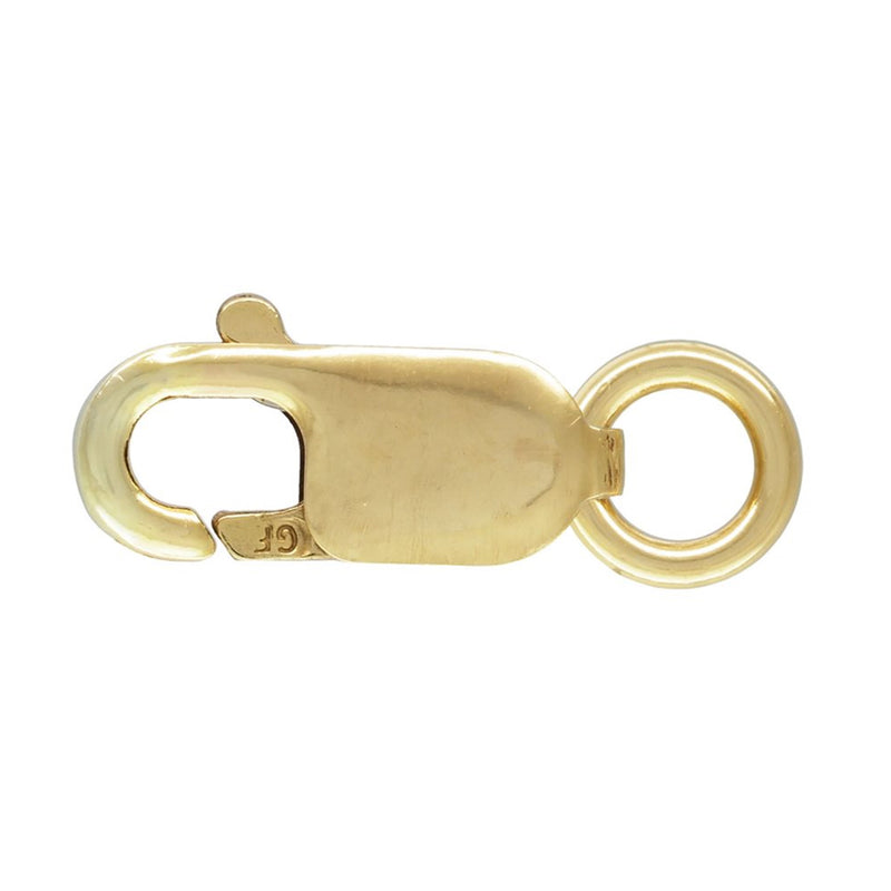 14K Gold Filled Lobster Clasp with Jump Ring - 3mm x 8mm Jewelry Fastener