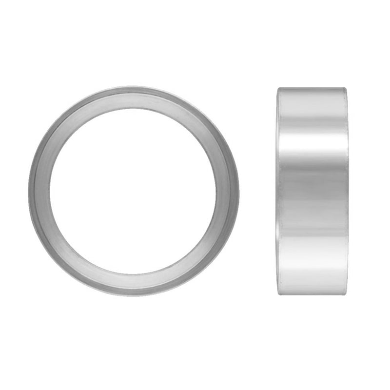 4mm Sterling Silver Round Tube Bezel Setting for 4.0mm Stone