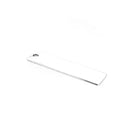 Sterling Silver Rectangle Tag Pendant Blank 30mm x 8mm