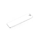 Sterling Silver Rectangle Tag Pendant Blank 30mm x 8mm