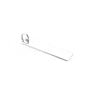 Sterling Silver Rectangle Tag Pendant with Jump Ring 30mm x 8mm