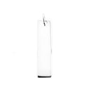 Sterling Silver Rectangle Tag Pendant with Jump Ring 30mm x 8mm