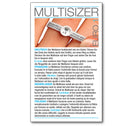 Accurately Measure Ring Sizes 40-76 with the 100x Pack EURO Multisizer Ring Gauges