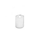 Sterling Silver Dog Tag Pendant Blank 12mm x 7mm