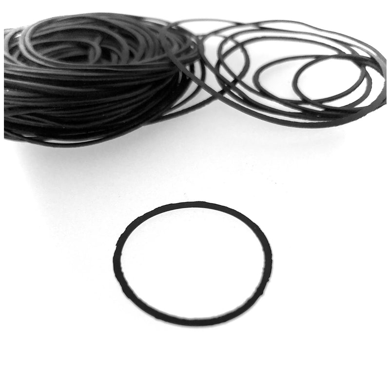 Replacement Flat Profile Rubber Seals for Watch Case Backs
