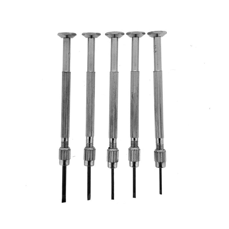 Watchmakers Precision Screwdriver Set of 5 with Reversible Blades