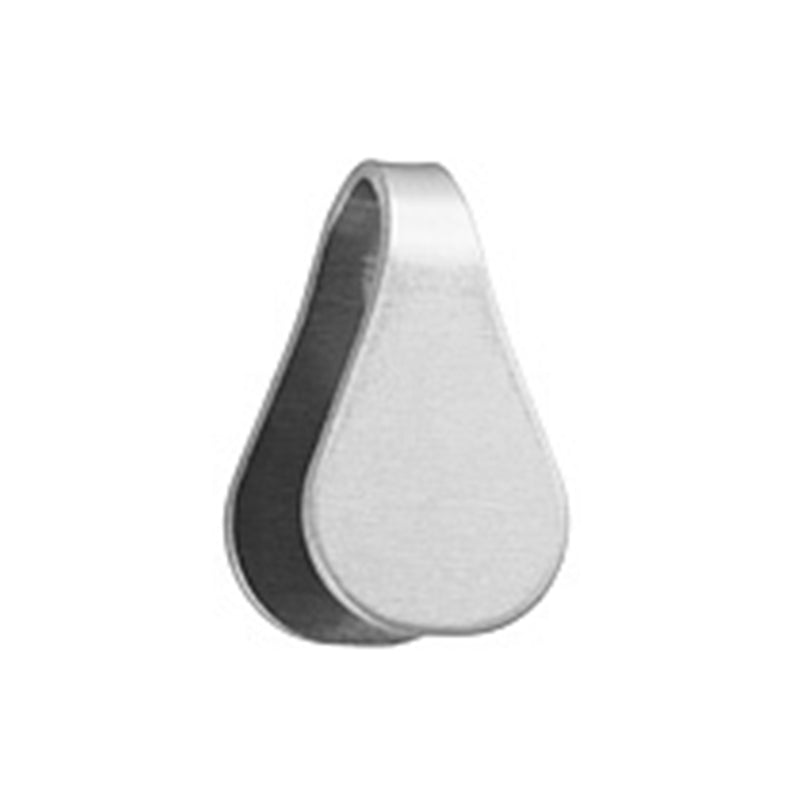 Sterling Silver 5mm Flat End Caps for Chain Necklaces and Bracelets, Pack of 2