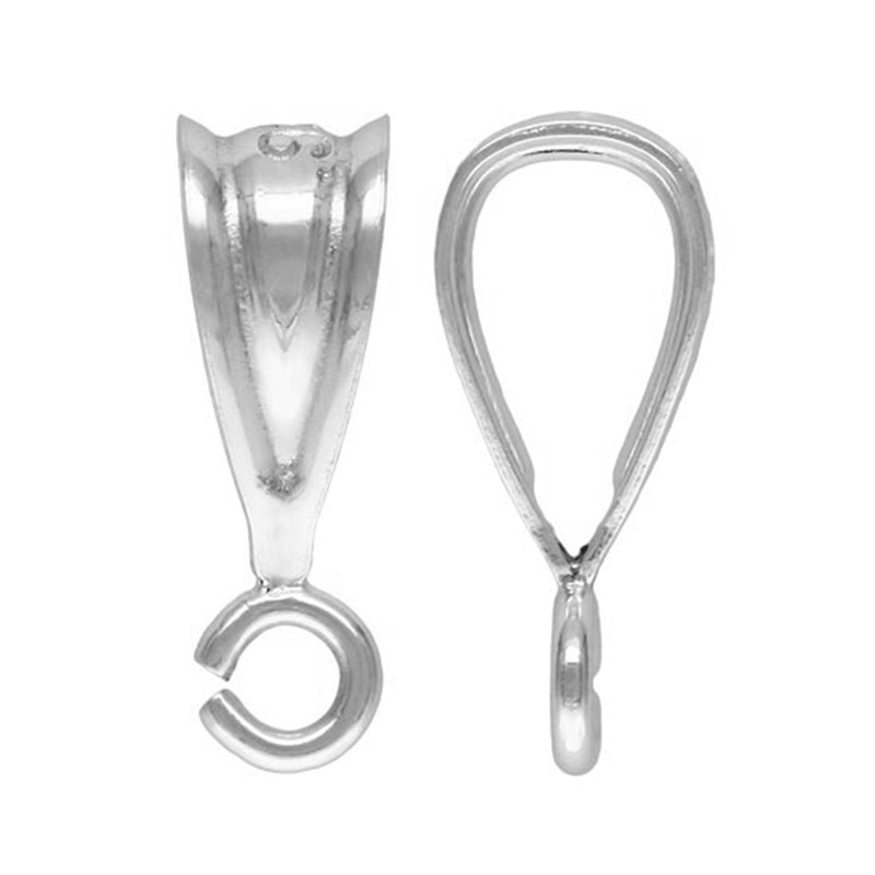 Sterling Silver x 3mm Pendant Bail Loop for Pendants