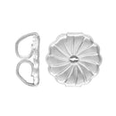 Large Sterling Silver Earring Butterfly Backs