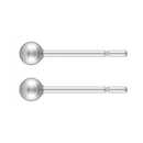 Classic 3mm sterling silver ball studs in bulk pack