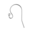 Sterling Silver Earring Wire Ball End Loop Hooks 0.76mm Pack