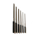 Clock Cutting Broaches Set of 6 in various sizes