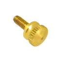 Brass Carriage or French Clock Door Knob with knurled edge for easy grip
