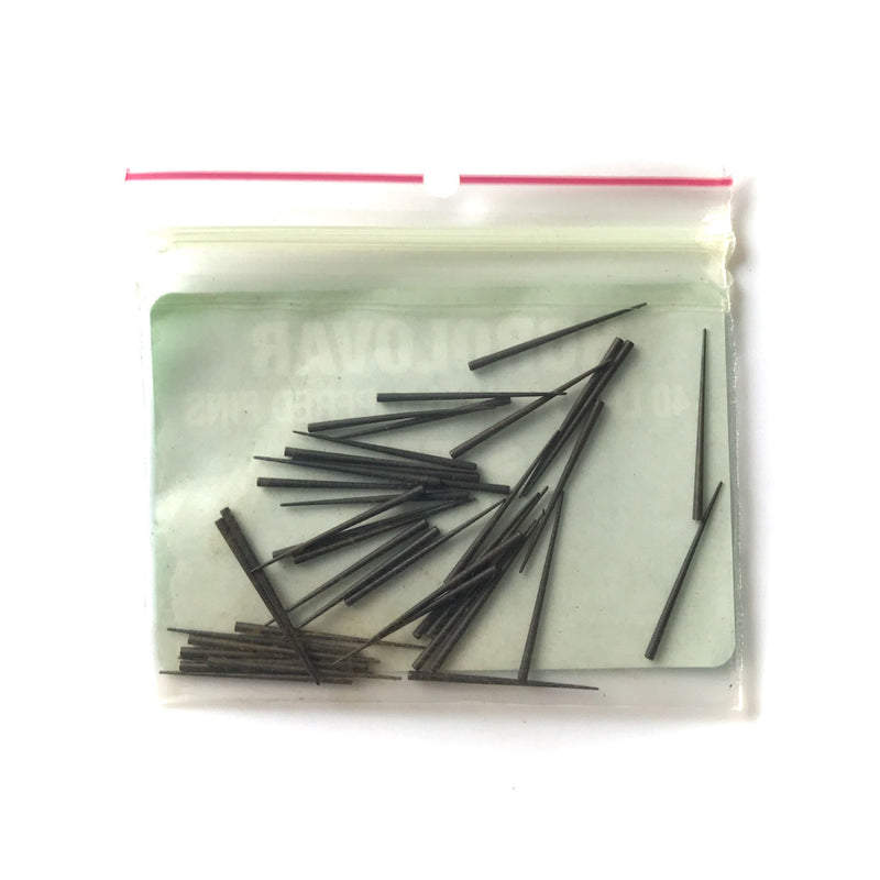 Pack of 40 Horolovar Steel Clock Tapered Pins for Secure Repairs