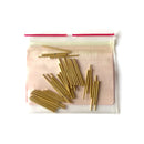 Brass Clock Tapered Pins .065" - .030" 25mm Long