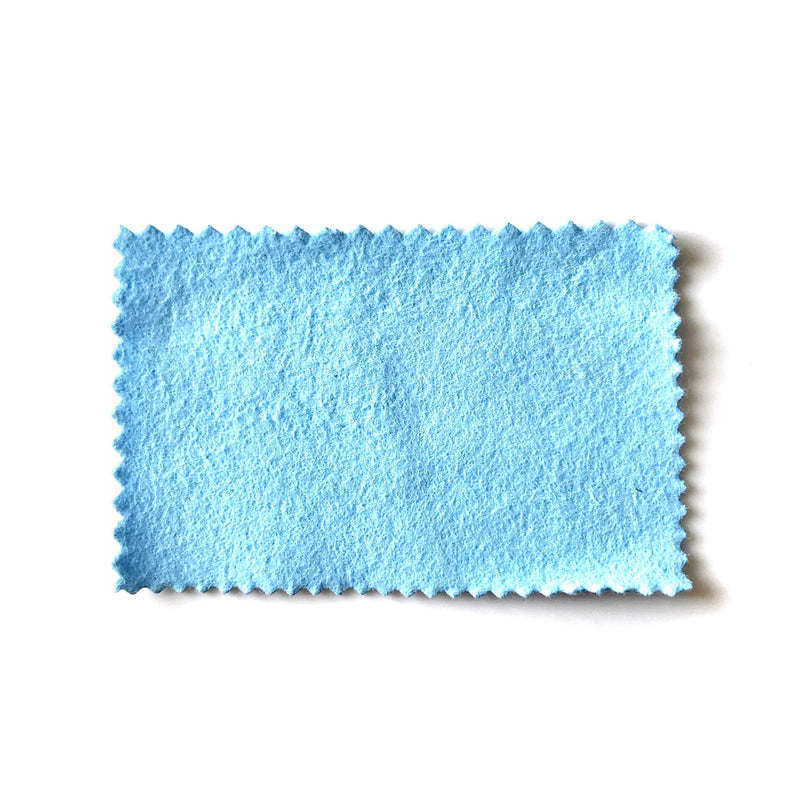 Sunshine Soft Jewellery Polishing Cloth in blue, medium size
