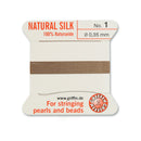Griffin Beige Silk 0.35mm No.1: Superior Choice for Stringing Pearls & Beads