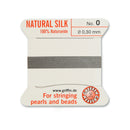 Griffin Grey Silk No.0 0.30mm: Perfect for Stringing Pearls & Beads