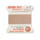 Griffin Light Pink Silk No.7 0.75mm | Premium Bead & Pearl Stringing Cord