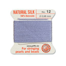 Griffin Lilac Purple Silk No.12 0.98mm Cord, ideal for bead and pearl stringing