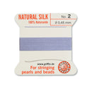 Griffin Lilac Purple Silk No.2 0.45mm | Bead & Pearl Stringing Thread