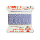 Griffin Lilac Purple Silk No.8 0.80mm Cord for seamless bead and pearl 