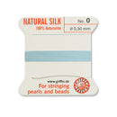 Griffin No.0 Turquoise Silk 0.30mm - Perfect for Stringing Beads & Pearls
