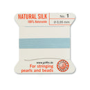 Griffin No.1 Turquoise Silk 0.35mm - Expert Choice for Stringing Beads & Pearls